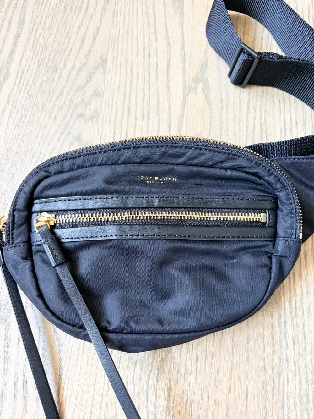 Tory Burch Perry Nylon Belt Bag Black